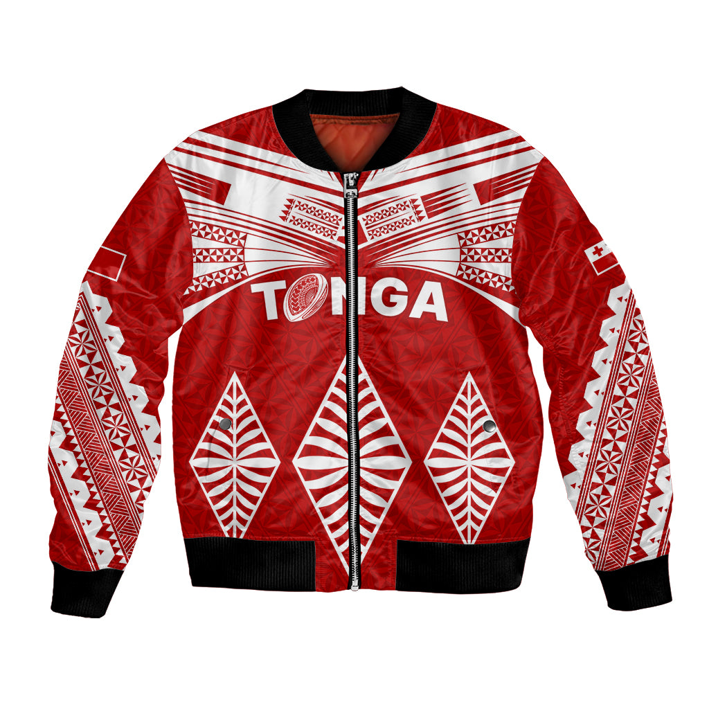 Tonga Rugby Bomber Jacket Proud Tongan Ngatu Kupesi World Cup 2023 No1 LT9 - Wonder Print Shop