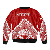 Tonga Rugby Bomber Jacket Proud Tongan Ngatu Kupesi World Cup 2023 No1 LT9 - Wonder Print Shop