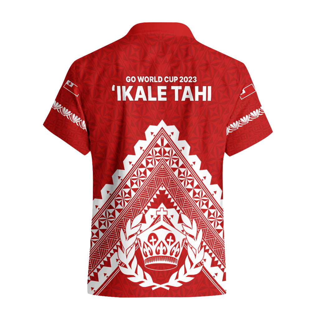Tonga Rugby Hawaiian Shirt Proud Tongan Ngatu Kupesi World Cup 2023 No1 - Wonder Print Shop