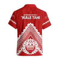 Tonga Rugby Hawaiian Shirt Proud Tongan Ngatu Kupesi World Cup 2023 No1 - Wonder Print Shop