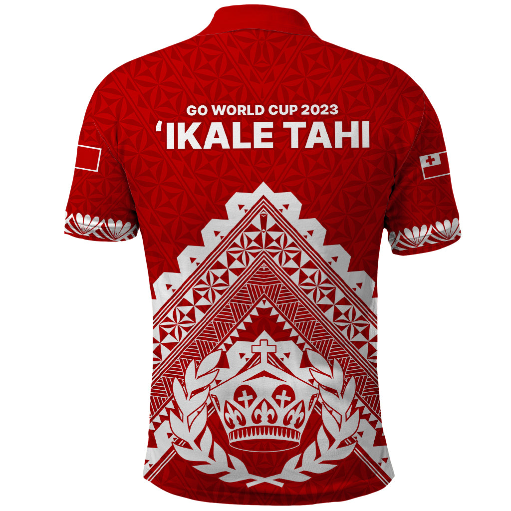 Tonga Rugby Polo Shirt Proud Tongan Ngatu Kupesi World Cup 2023 No1 - Wonder Print Shop