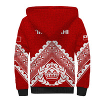 Tonga Rugby Sherpa Hoodie Proud Tongan Ngatu Kupesi World Cup 2023 No1 - Wonder Print Shop