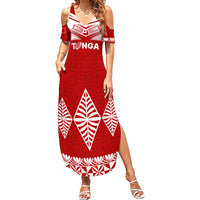 Tonga Rugby Summer Maxi Dress Proud Tongan Ngatu Kupesi World Cup 2023 No1 - Wonder Print Shop
