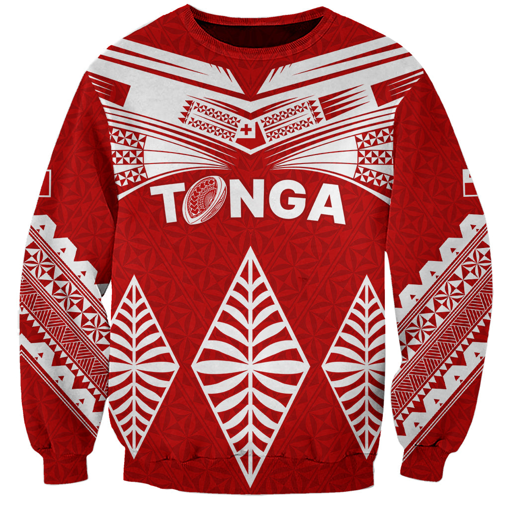 Tonga Rugby Sweatshirt Proud Tongan Ngatu Kupesi World Cup 2023 No1 - Wonder Print Shop