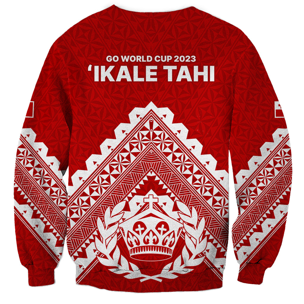 Tonga Rugby Sweatshirt Proud Tongan Ngatu Kupesi World Cup 2023 No1 - Wonder Print Shop