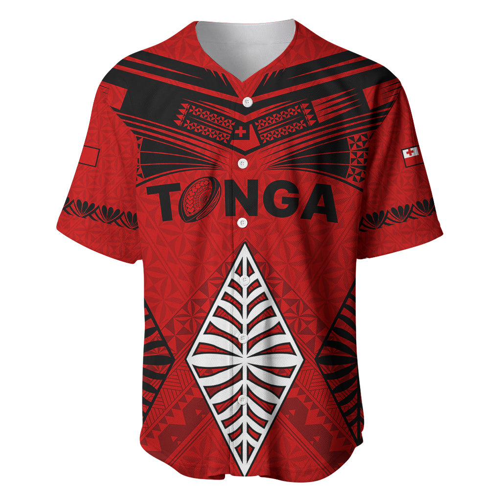 Tonga Rugby Baseball Jersey Proud Tongan Ngatu Kupesi World Cup 2023 No2 LT9 - Wonder Print Shop