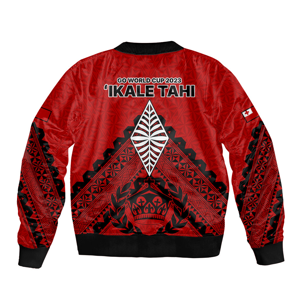 Tonga Rugby Bomber Jacket Proud Tongan Ngatu Kupesi World Cup 2023 No2 LT9 - Wonder Print Shop