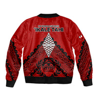 Tonga Rugby Bomber Jacket Proud Tongan Ngatu Kupesi World Cup 2023 No2 LT9 - Wonder Print Shop
