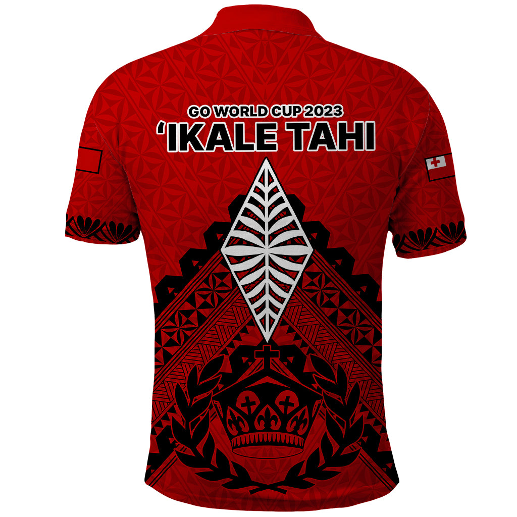 Tonga Rugby Polo Shirt Proud Tongan Ngatu Kupesi World Cup 2023 No2 - Wonder Print Shop
