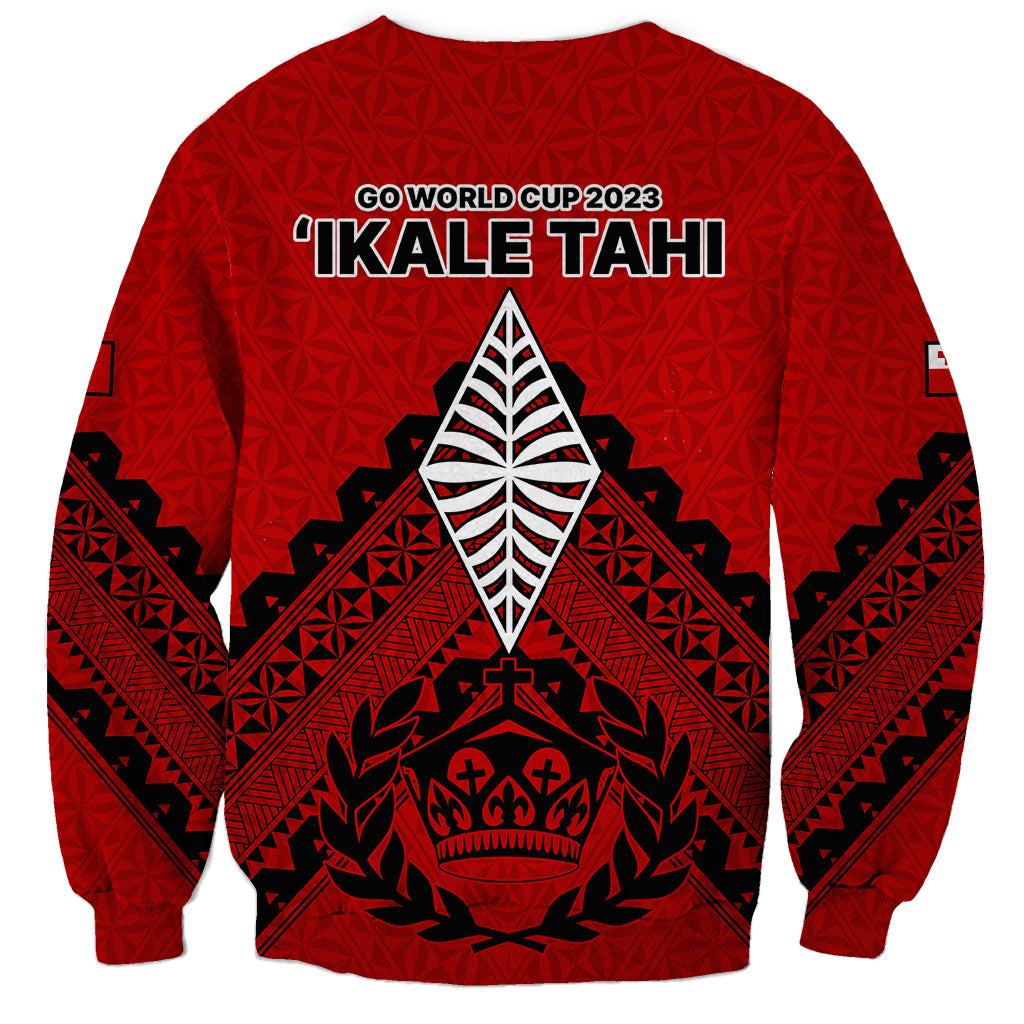 Tonga Rugby Sweatshirt Proud Tongan Ngatu Kupesi World Cup 2023 No2 - Wonder Print Shop