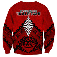 Tonga Rugby Sweatshirt Proud Tongan Ngatu Kupesi World Cup 2023 No2 - Wonder Print Shop
