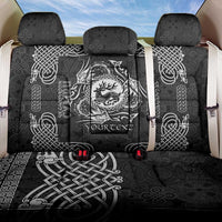 Personalized Carmarthenshire Sir Gaerfyrddin Back Car Seat Cover Black Deer Stag Celtic-inspired - Wonder Print Shop