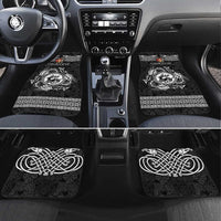 Personalized Carmarthenshire Sir Gaerfyrddin Car Mats Black Deer Stag Celtic-inspired - Wonder Print Shop