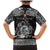 Personalized Carmarthenshire Sir Gaerfyrddin Family Matching Mermaid Dress and Hawaiian Shirt Black Deer Stag Celtic-inspired - Wonder Print Shop