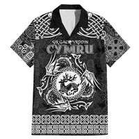Personalized Carmarthenshire Sir Gaerfyrddin Family Matching Mermaid Dress and Hawaiian Shirt Black Deer Stag Celtic-inspired - Wonder Print Shop