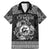 Personalized Carmarthenshire Sir Gaerfyrddin Family Matching Mermaid Dress and Hawaiian Shirt Black Deer Stag Celtic-inspired - Wonder Print Shop