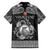 Personalized Carmarthenshire Sir Gaerfyrddin Family Matching Summer Maxi Dress and Hawaiian Shirt Black Deer Stag Celtic-inspired - Wonder Print Shop