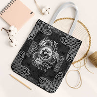 Personalized Carmarthenshire Sir Gaerfyrddin Tote Bag Black Deer Stag Celtic-inspired - Wonder Print Shop