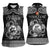 Personalized Carmarthenshire Sir Gaerfyrddin Women Sleeveless Polo Shirt Black Deer Stag Celtic-inspired - Wonder Print Shop