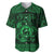 Personalized Carmarthenshire Sir Gaerfyrddin Baseball Jersey Green Deer Stag Celtic-inspired - Wonder Print Shop