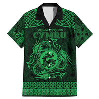 Personalized Carmarthenshire Sir Gaerfyrddin Family Matching Mermaid Dress and Hawaiian Shirt Green Deer Stag Celtic-inspired - Wonder Print Shop