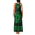 Personalized Carmarthenshire Sir Gaerfyrddin Family Matching Tank Maxi Dress and Hawaiian Shirt Green Deer Stag Celtic-inspired - Wonder Print Shop