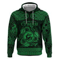 Personalized Carmarthenshire Sir Gaerfyrddin Hoodie Green Deer Stag Celtic-inspired - Wonder Print Shop