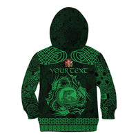 Personalized Carmarthenshire Sir Gaerfyrddin Kid Hoodie Green Deer Stag Celtic-inspired - Wonder Print Shop