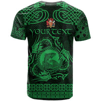 Personalized Carmarthenshire Sir Gaerfyrddin T Shirt Green Deer Stag Celtic-inspired - Wonder Print Shop