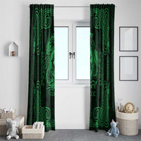 Personalized Carmarthenshire Sir Gaerfyrddin Window Curtain Green Deer Stag Celtic-inspired - Wonder Print Shop