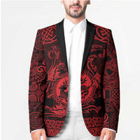 Personalized Carmarthenshire Sir Gaerfyrddin Blazer Red Deer Stag Celtic-inspired - Wonder Print Shop