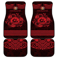 Personalized Carmarthenshire Sir Gaerfyrddin Car Mats Red Deer Stag Celtic-inspired - Wonder Print Shop