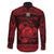 Personalized Carmarthenshire Sir Gaerfyrddin Family Matching Long Sleeve Bodycon Dress and Hawaiian Shirt Red Deer Stag Celtic-inspired - Wonder Print Shop