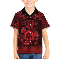 Personalized Carmarthenshire Sir Gaerfyrddin Family Matching Long Sleeve Bodycon Dress and Hawaiian Shirt Red Deer Stag Celtic-inspired - Wonder Print Shop