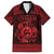 Personalized Carmarthenshire Sir Gaerfyrddin Family Matching Off The Shoulder Long Sleeve Dress and Hawaiian Shirt Red Deer Stag Celtic-inspired - Wonder Print Shop