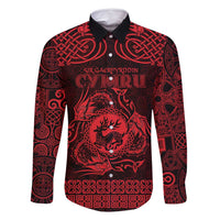 Personalized Carmarthenshire Sir Gaerfyrddin Family Matching Off Shoulder Maxi Dress and Hawaiian Shirt Red Deer Stag Celtic-inspired - Wonder Print Shop