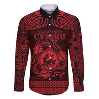Personalized Carmarthenshire Sir Gaerfyrddin Family Matching Short Sleeve Bodycon Dress and Hawaiian Shirt Red Deer Stag Celtic-inspired - Wonder Print Shop