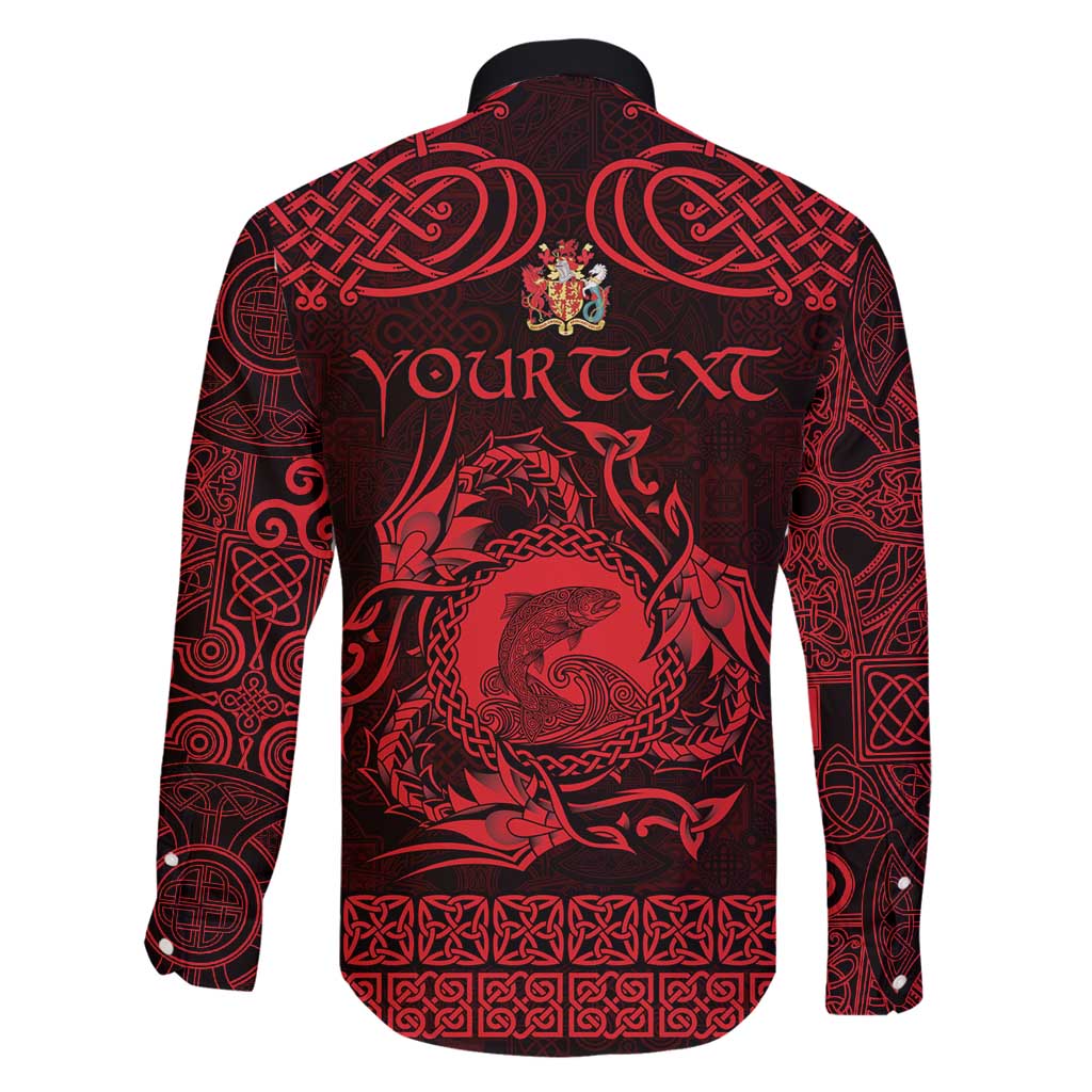 Personalized Carmarthenshire Sir Gaerfyrddin Family Matching Summer Maxi Dress and Hawaiian Shirt Red Deer Stag Celtic-inspired - Wonder Print Shop