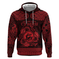 Personalized Carmarthenshire Sir Gaerfyrddin Hoodie Red Deer Stag Celtic-inspired - Wonder Print Shop