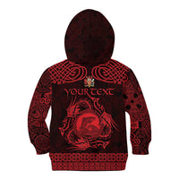 Personalized Carmarthenshire Sir Gaerfyrddin Kid Hoodie Red Deer Stag Celtic-inspired - Wonder Print Shop