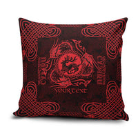 Personalized Carmarthenshire Sir Gaerfyrddin Pillow Cover Red Deer Stag Celtic-inspired - Wonder Print Shop