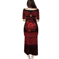 Personalized Carmarthenshire Sir Gaerfyrddin Puletasi Red Deer Stag Celtic-inspired - Wonder Print Shop