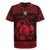 Personalized Carmarthenshire Sir Gaerfyrddin Rugby Jersey Red Deer Stag Celtic-inspired - Wonder Print Shop