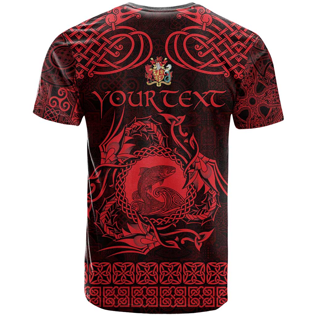 Personalized Carmarthenshire Sir Gaerfyrddin T Shirt Red Deer Stag Celtic-inspired - Wonder Print Shop