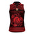Personalized Carmarthenshire Sir Gaerfyrddin Women Sleeveless Polo Shirt Red Deer Stag Celtic-inspired - Wonder Print Shop