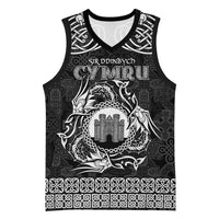 Personalized Denbighshire Sir Ddinbych Basketball Jersey Black Gatehouse Denbigh Castle Celtic-inspired - Wonder Print Shop
