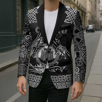 Personalized Denbighshire Sir Ddinbych Blazer Black Gatehouse Denbigh Castle Celtic-inspired - Wonder Print Shop