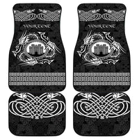 Personalized Denbighshire Sir Ddinbych Car Mats Black Gatehouse Denbigh Castle Celtic-inspired - Wonder Print Shop