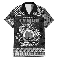 Personalized Denbighshire Sir Ddinbych Family Matching Mermaid Dress and Hawaiian Shirt Black Gatehouse Denbigh Castle Celtic-inspired - Wonder Print Shop