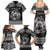 Personalized Denbighshire Sir Ddinbych Family Matching Summer Maxi Dress and Hawaiian Shirt Black Gatehouse Denbigh Castle Celtic-inspired - Wonder Print Shop